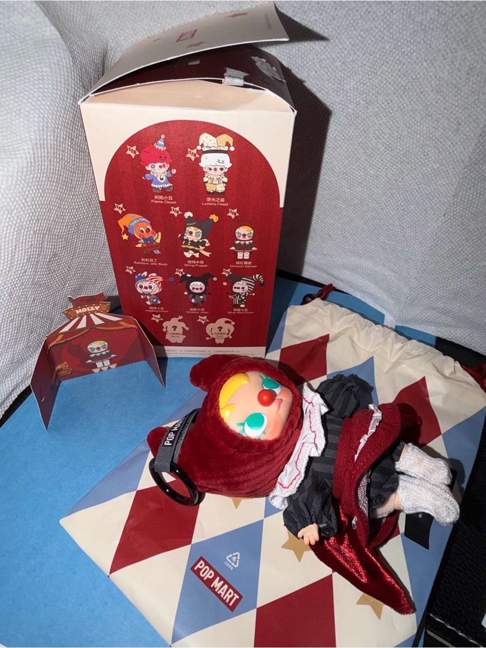 Pop Mart Why So Serious Crimson Dancer Molly plush pendant - Picture 3 of 5